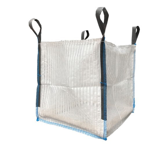 FIBC Bulk Bag Vented White - 85x85x87cm