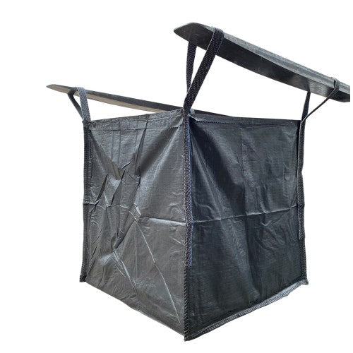FIBC Bulk Bag Plain Black - 85x85x85cm