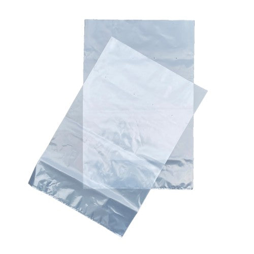 Clear Low Slip Polythene Sacks (95MU) - 430x660mm