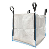 FIBC Bulk Bag Vented White - 85x85x87cm