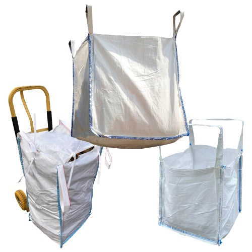Single plain white FIBC bulk bags - Pick from 5 of our most popular bags.