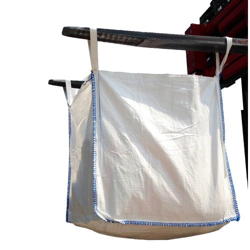 FIBC Bulk Bag Plain White - 80x80x80cm